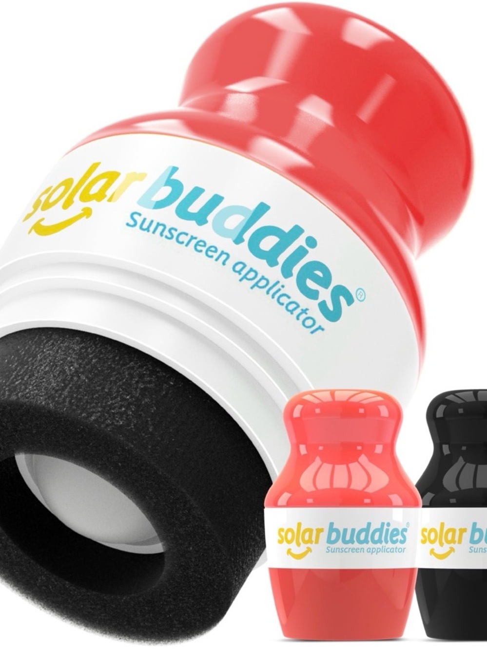 2 new Red & black Solar Buddies Sunscreen Applicator -